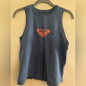 Roxy girls blue tank top